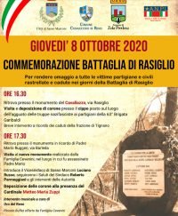 Al momento stai visualizzando GIOVEDI 8 OTTOBRE 2020