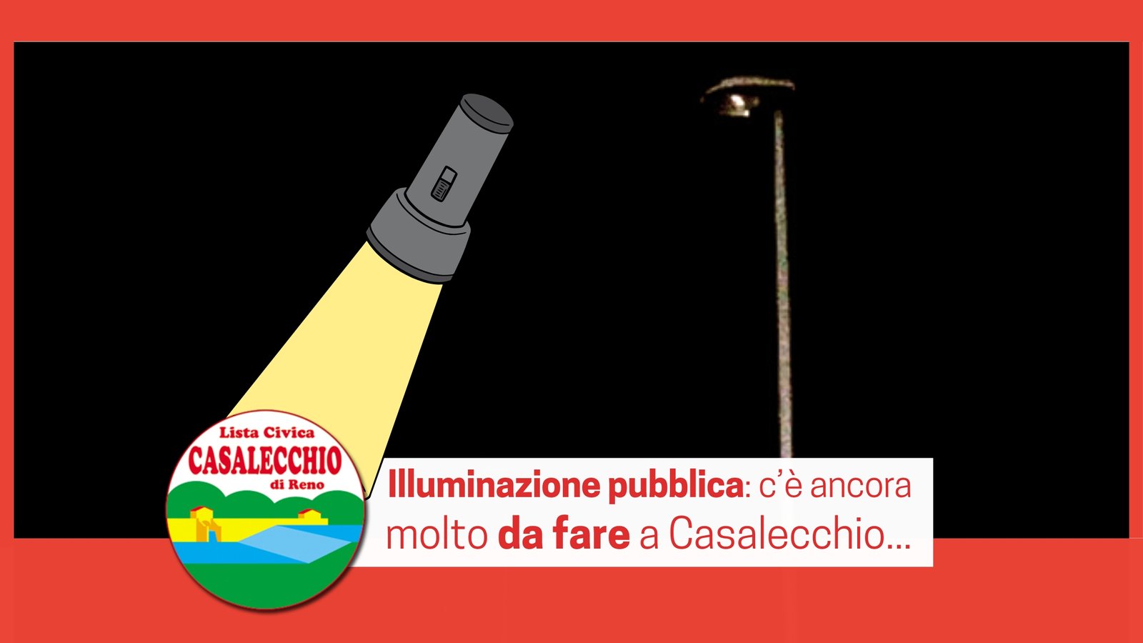 Al momento stai visualizzando Illuminazione pubblica: c’è ancora molto da fare a Casalecchio