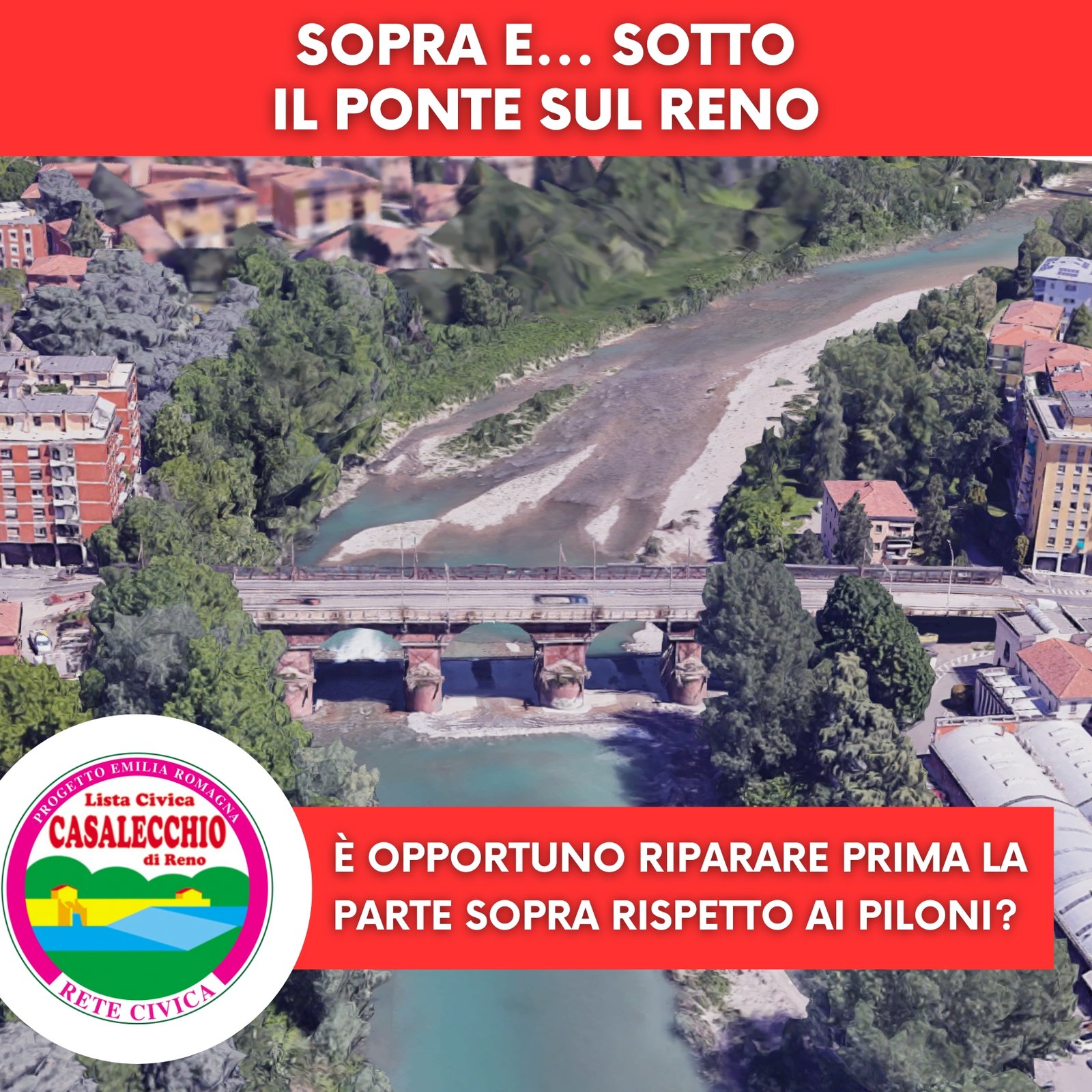 Al momento stai visualizzando Sopra e… sotto il Ponte: è opportuno riparare prima la parte sopra invece dei piloni?